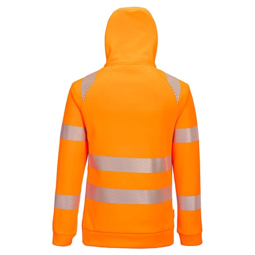 Sweat à capuche haute visibilité col zippé DX4 – Portwest DX482