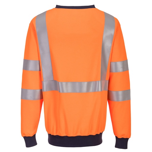 Sweat-shirt ignifugé haute visibilité orange Modaflame – Portwest FR703