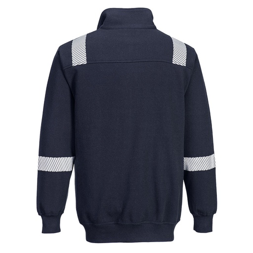 Sweat-shirt ignifugé col zippé WX3 – Portwest FR710