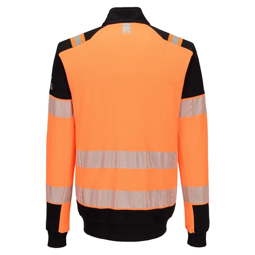 Sweat-shirt ignifugé haute visibilité zippé orange PW3 – Portwest FR756