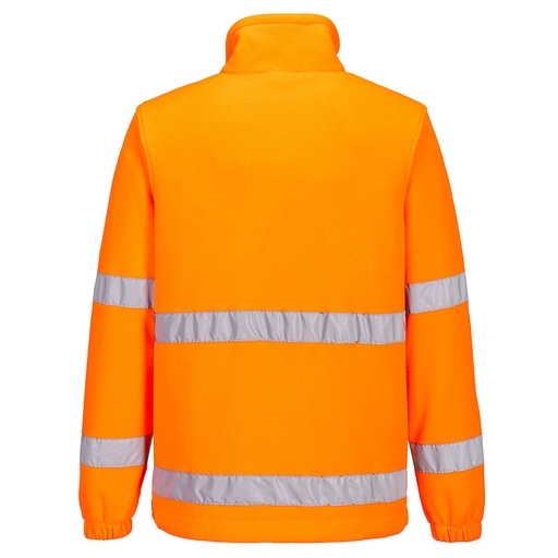 Polaire haute visibilité col zippé orange – Portwest F302