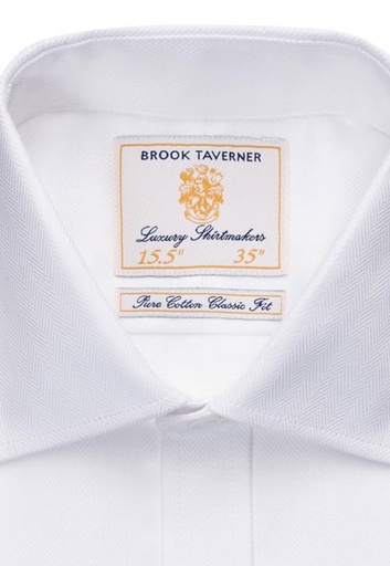 Chemise Altare coton à chevrons Brook Taverner 7655