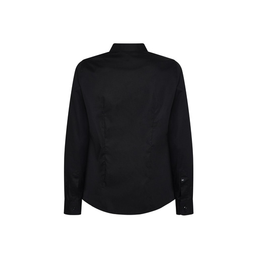 Chemise femme manches longues col mao élasthanne – Gary's 240002