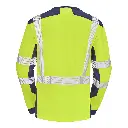 CEP9T85 - T-shirt manches longues Fluo Safe XP - JauneMarine(2).webp