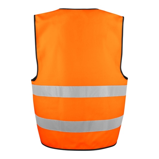 Gilet de sécurité avec zip haute visibilité EN ISO 20471 classe 2 – ProJob 646709