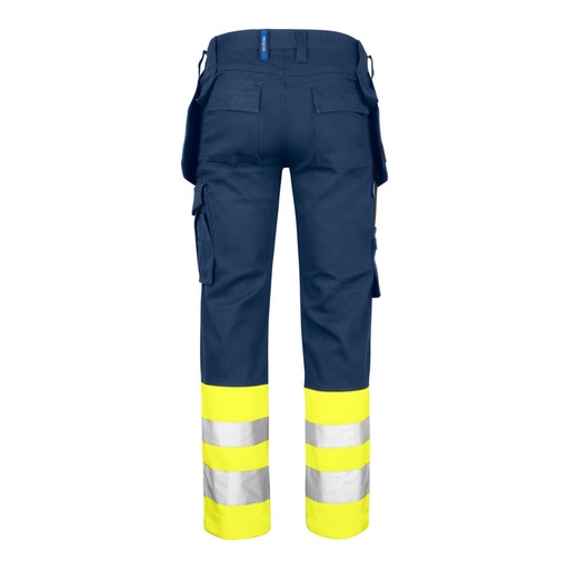 Pantalon de travail avec poches flottantes haute visibilité EN ISO 20471 classe 1 coupe moderne – ProJob 646530