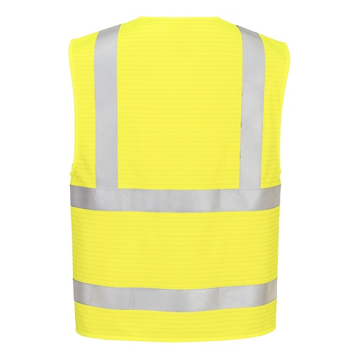 Gilet haute visibilité ignifugé antistatique zippé Bizflame – Portwest FR615