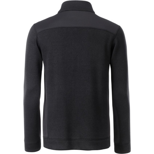 Pull polaire tricoté col zippé de travail 280 g (ligne Strong) homme – Daiber JN 864