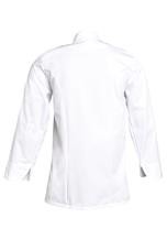 Veste de cuisine mixte manches longues à pressions Fabrice polycoton – SNV FABLC006