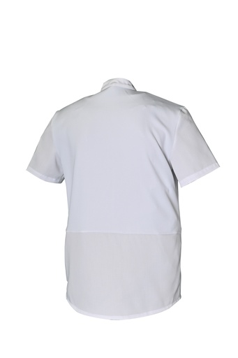 Veste de cuisine mixte manches courtes à pressions Macaron lyocell – SNV MACARMC0
