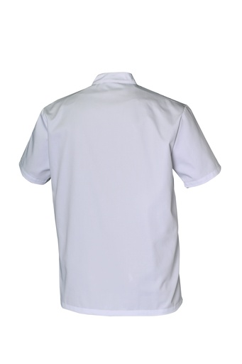 Veste de cuisine mixte manches courtes à pressions Gabin coton – SNV GABINMC2