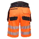 PORTPW343 - Bermuda PW3 Hi-Vis - OrangeNoir(2).webp