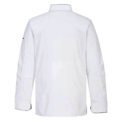 Veste de chef Surrey manches longues Blanc C835