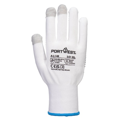 Gant Grip 13 PVC picots écran tactile – lot de 12 paires – Portwest A118
