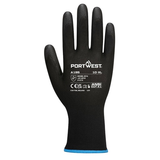 Gant écran tactile enduit PU – lot de 12 paires – Portwest A195