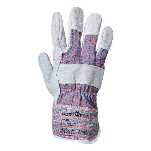Gant Canadian docker croûte de cuir – lot de 12 paires – Portwest A210
