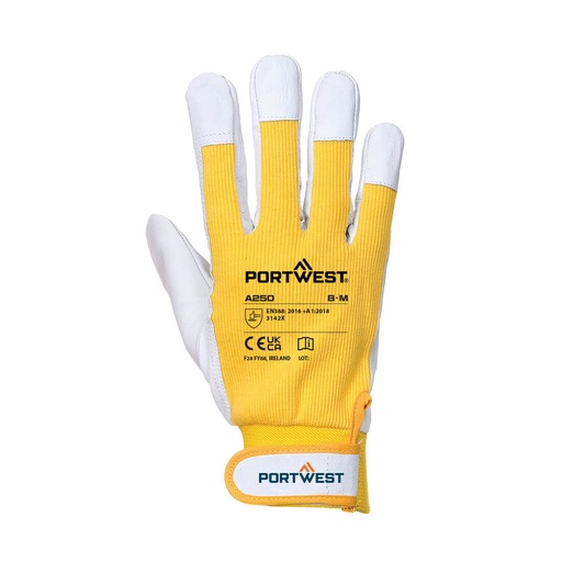 Gant cuir de chèvre Tergsus – lot de 12 paires – Portwest A250