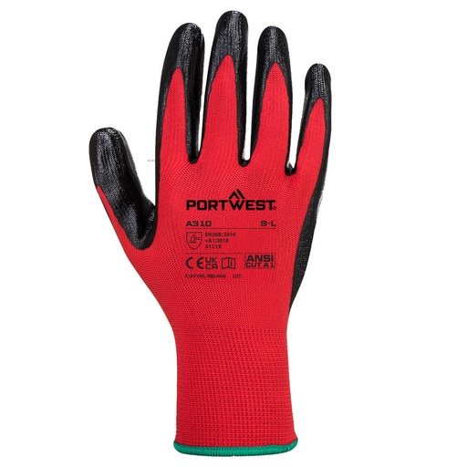Gant Flexo Grip enduit nitrile – lot de 12 paires – Portwest A310