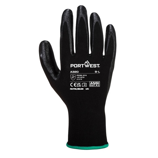 Gant Dexti-Grip mousse nitrile – lot de 12 paires – Portwest A320