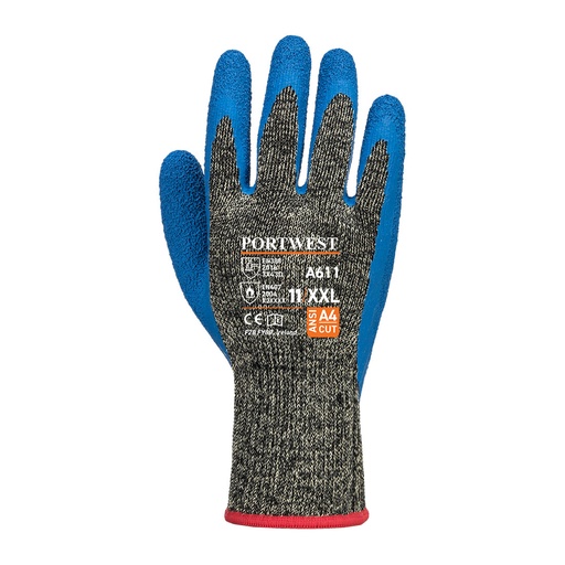 Gant anti-coupure aramide latex industrie du verre – Portwest A611