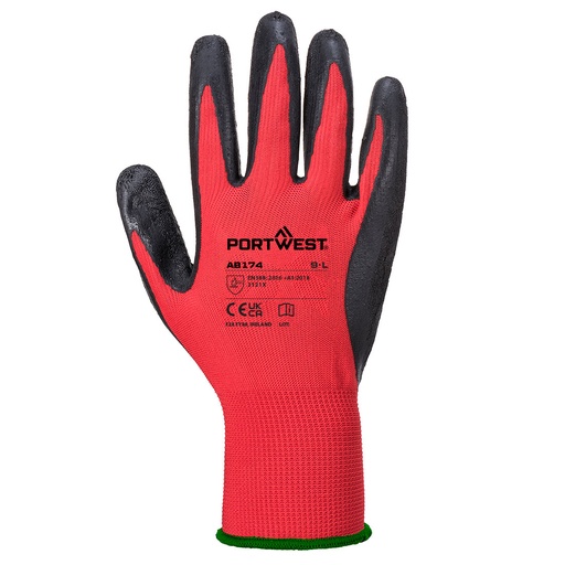 Gant Grip 13 latex crinkle Essential – lot de 12 paires – Portwest AB174
