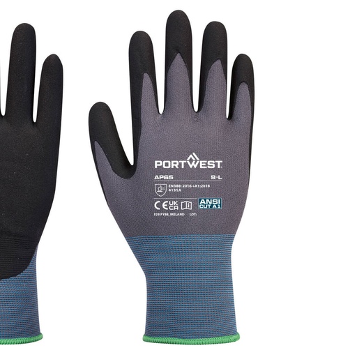 Gant NPR Pro mousse nitrile – lot de 12 paires – Portwest AP65
