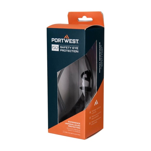 Lunettes Sporty Shield miroir bleu – Portwest PT01