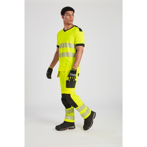 T-shirt haute visibilité col V PW3 – Portwest PW310