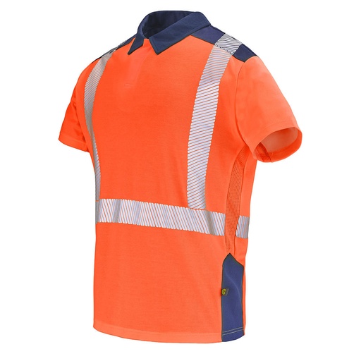 Polo manches courtes haute visibilité Fluo Safe XP – Cepovett Safety 9T86