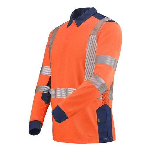 Polo manches longues haute visibilité Fluo Safe XP – Cepovett Safety 9T87