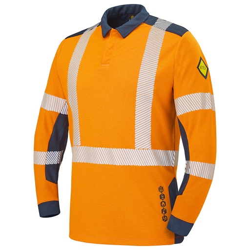 Polo multirisques haute visibilité Lapilli – Cepovett Safety 9T829162