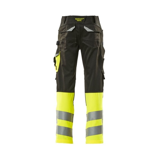 Pantalon haute visibilité classe 1 à poches genouillères Leeds – Mascot 15679-860