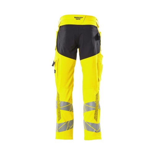 Pantalon haute visibilité ripstop à poches genouillères Accelerate Safe – Mascot 19579-236