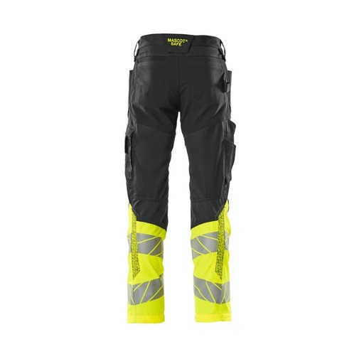 Pantalon haute visibilité classe 1 ripstop à poches genouillères Accelerate Safe – Mascot 19679-236
