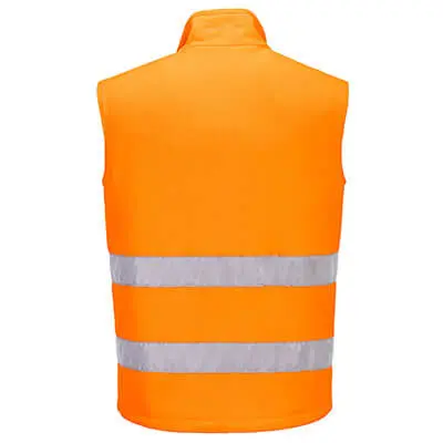 PORTPW231 - Gilet sans Manches Polaire Haute-Visibilité PW2 - OrangeNoir(2).webp