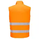PORTPW231 - Gilet sans Manches Polaire Haute-Visibilité PW2 - OrangeNoir(2).webp
