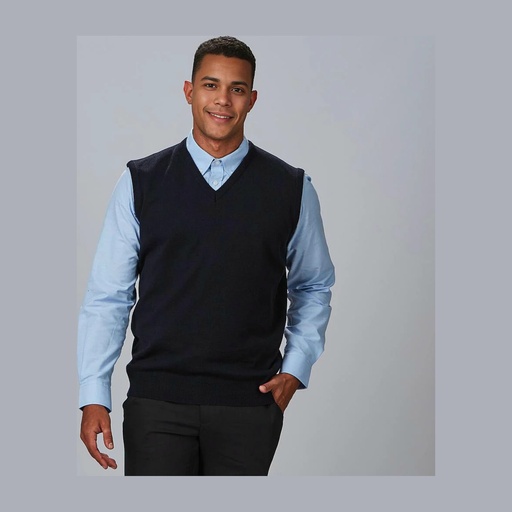 Pull sans manches col V
