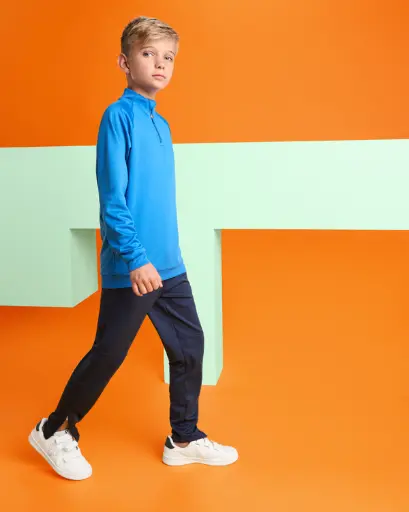 Veste top technique demi-zip