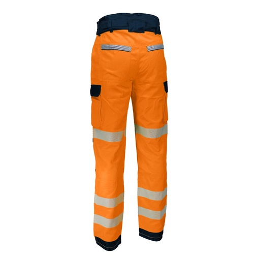Pantalon haute visibilité classe 2 orange/marine – Singer PILOM
