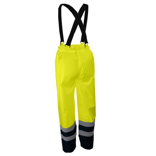 Pantalon de pluie à bretelles haute visibilité jaune – Singer PIVA