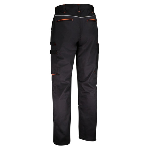 Pantalon de travail polycoton noir/gris – Singer PRAGUO