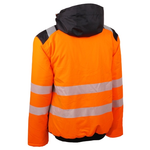 Blouson aviateur haute visibilité imperméable orange – Singer BERGO