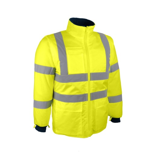 Parka haute visibilité 5 en 1 avec veste polaire jaune – Singer PIAMA