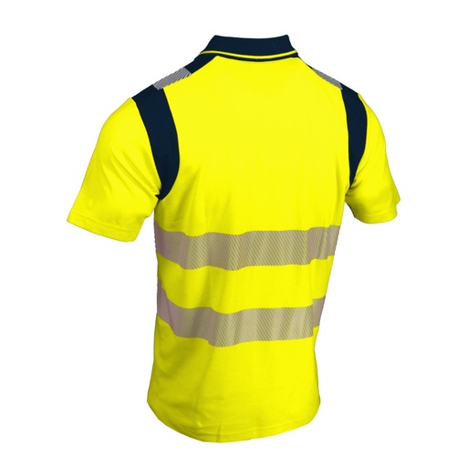 Polo haute visibilité classe 2 coton/polyester jaune – Singer POLMA