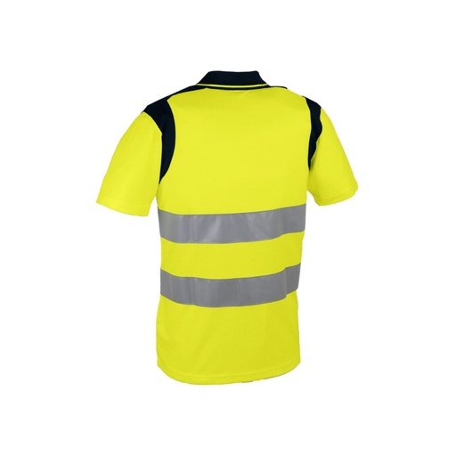 Polo haute visibilité bird-eye jaune – Singer PAULA