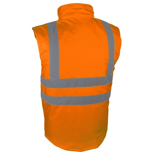 Gilet haute visibilité doublé polaire orange – Singer GANO