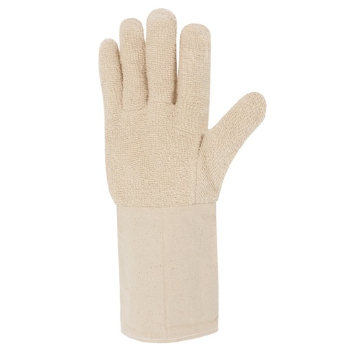 Gant coton bouclette moyenne, manchette toile de 15 cm (lot de 10 paires) – Singer 700BM15T