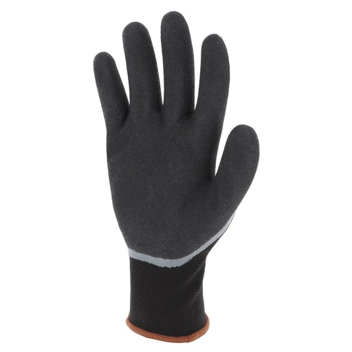 Gants nylon enduits nitrile double couche noir / gris (lot de 10 paires) – Singer GRIP100