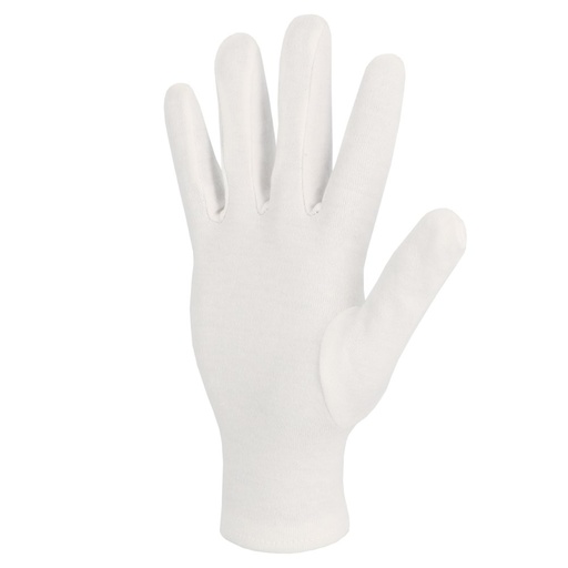 Gant coton interlock blanchi, ourlet (lot de 10 paires) – Singer JB10006