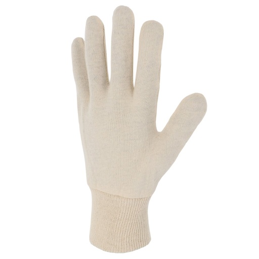 Gant coton interlock écru, version lourde (lot de 10 paires) – Singer JE300H
